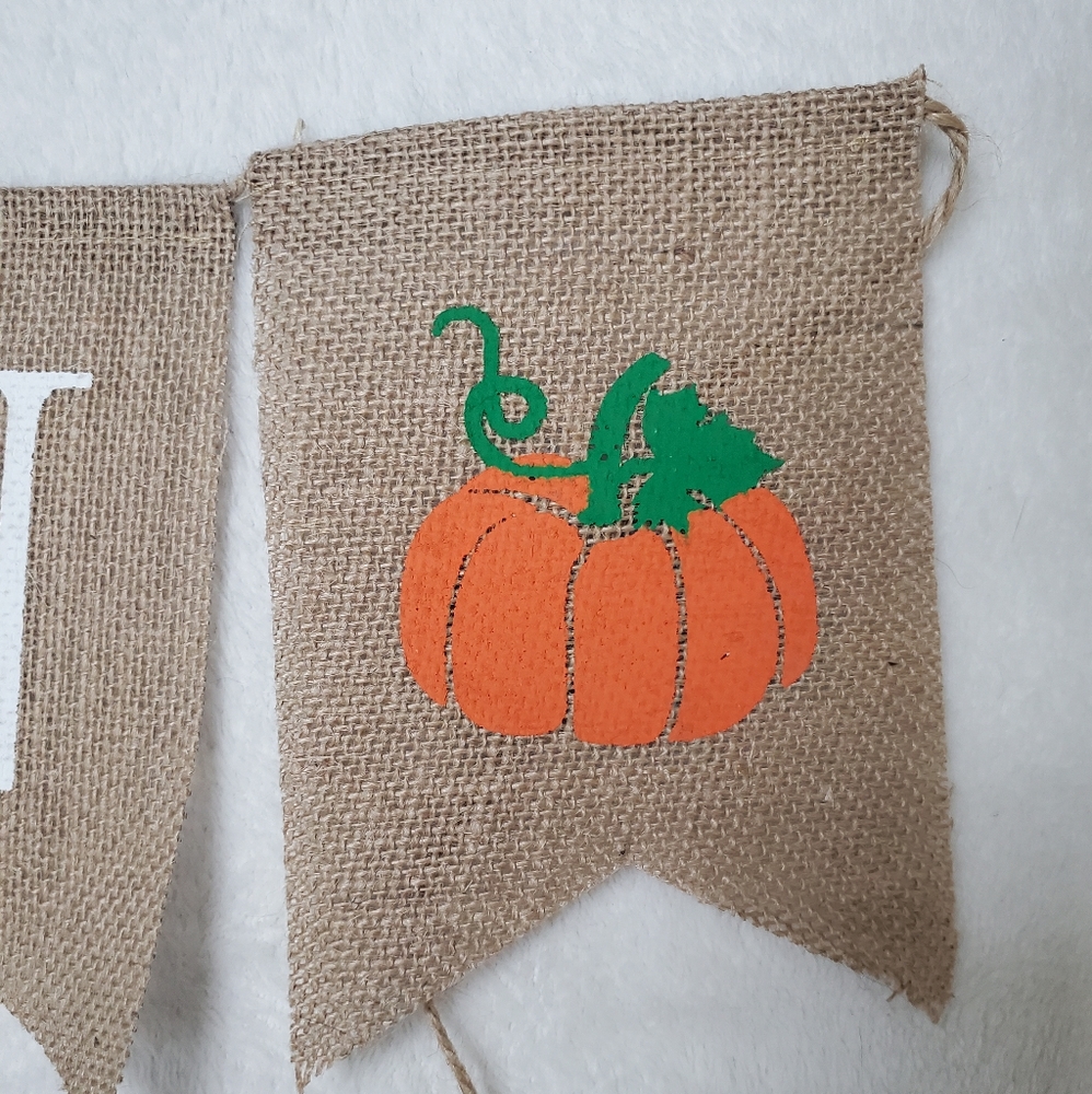 Burlap Sign - Picture 2 of 2